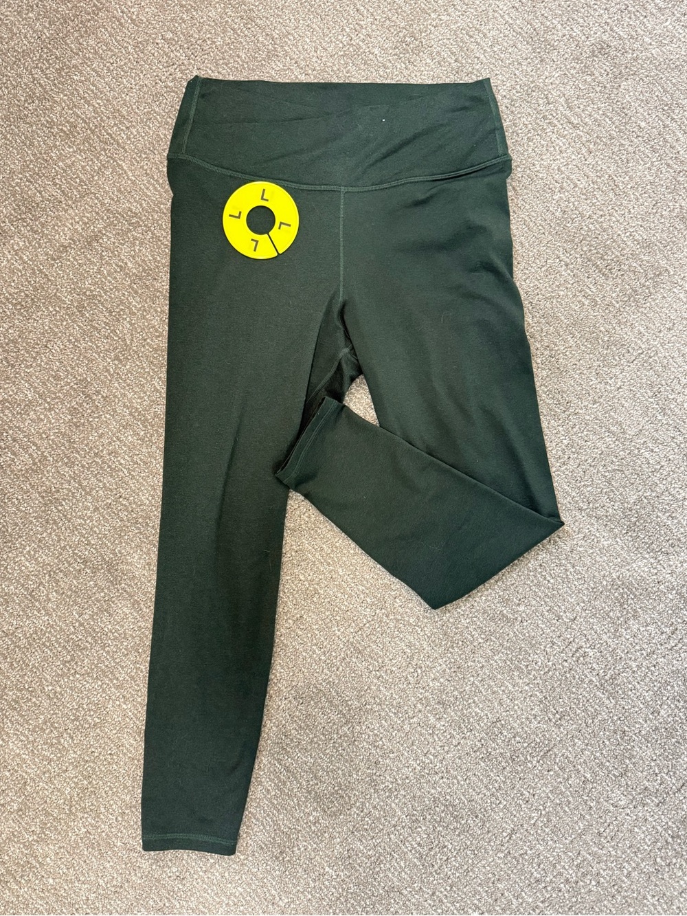 Old Navy High-Waist Leggings in Dark Green